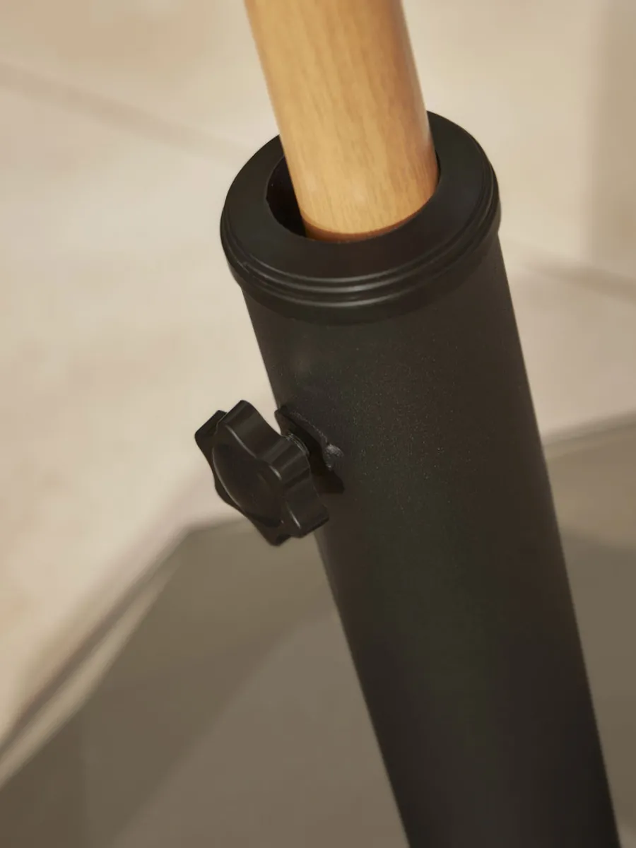 Cox & Cox Parasols & Sunshades<Taupe Geometric Parasol Base - 25Kg