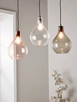 Cox & Cox Pendants<Teardrop Pendant - Clear