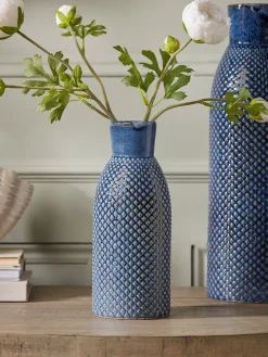 Cox & Cox Vases<Textured Bottle Vase