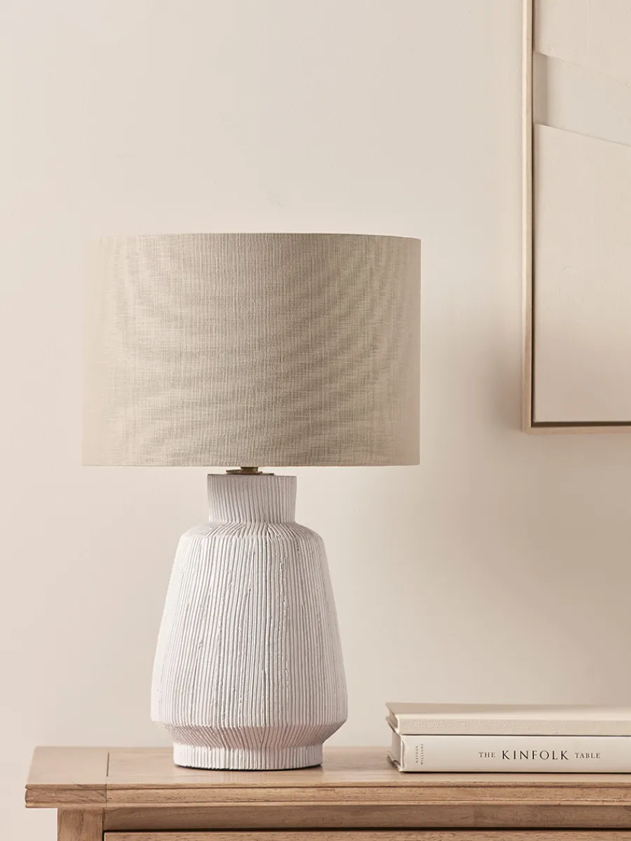 Cox & Cox Table Lamps<Textured Fluted Table Lamp