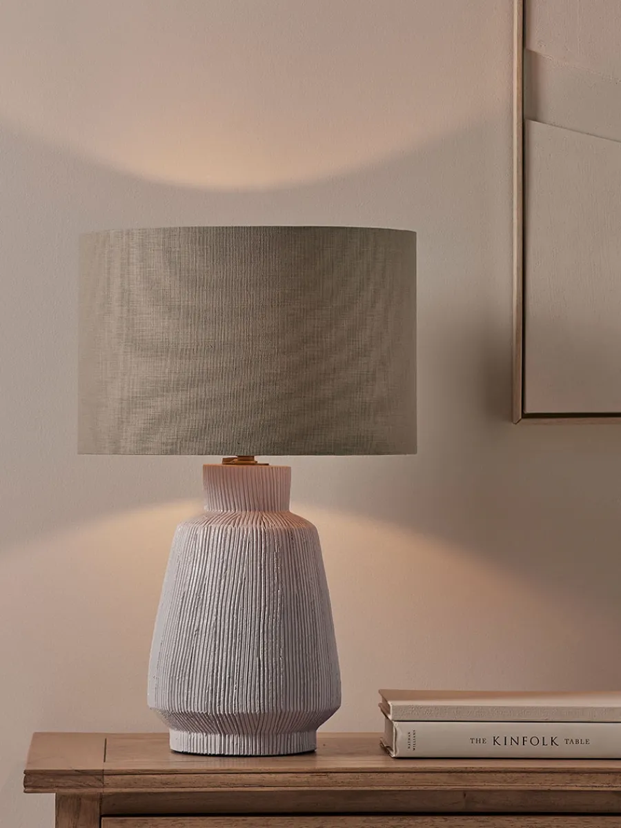 Cox & Cox Table Lamps<Textured Fluted Table Lamp