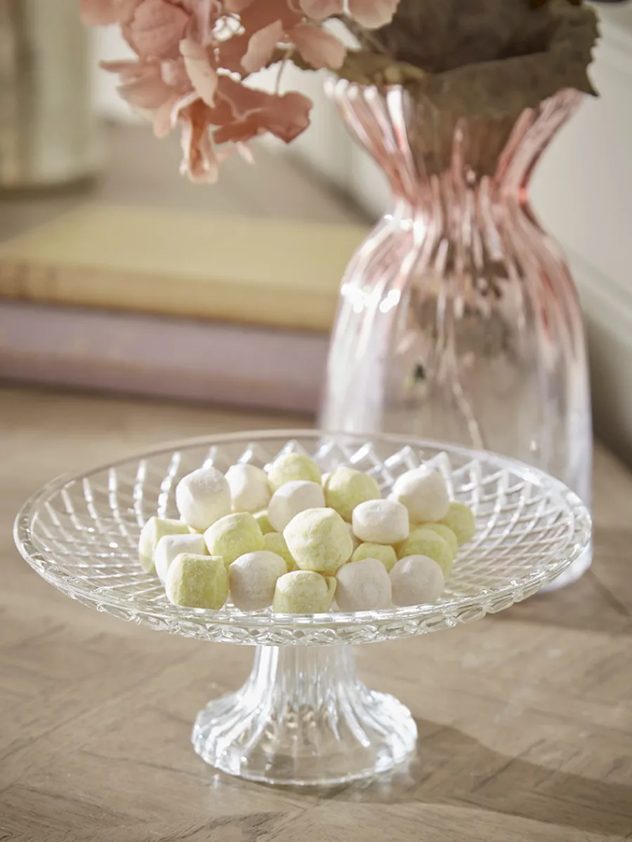 Cox & Cox Kitchen Accessories & Tableware<Textured Glass Cake Plate