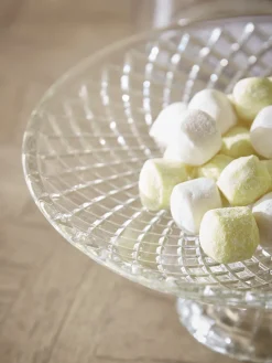 Cox & Cox Kitchen Accessories & Tableware<Textured Glass Cake Plate