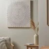Cox & Cox Wall Art<Textured Mandala Canvas
