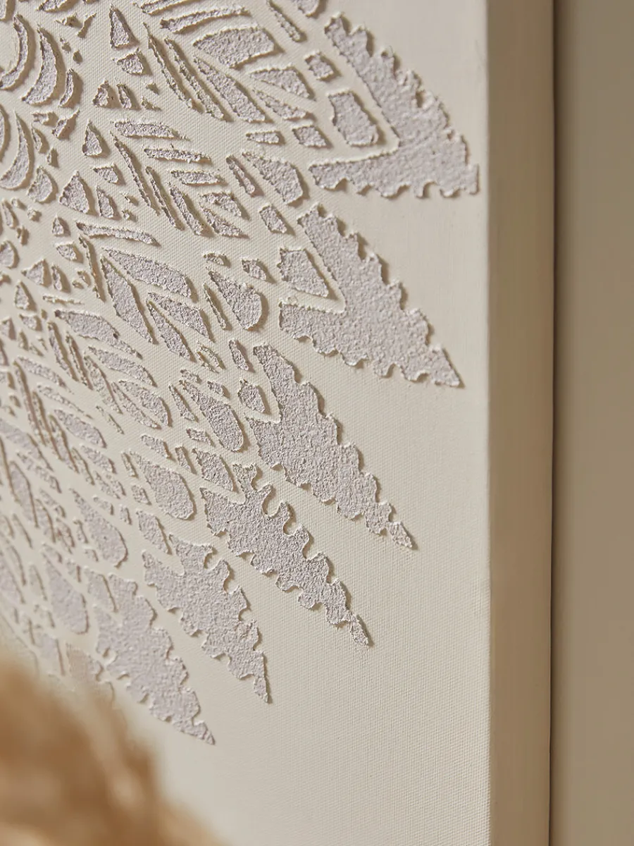 Cox & Cox Wall Art<Textured Mandala Canvas