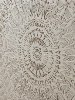 Cox & Cox Wall Art<Textured Mandala Canvas