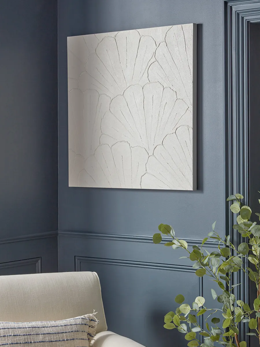 Cox & Cox Wall Art<Textured Shell Canvas