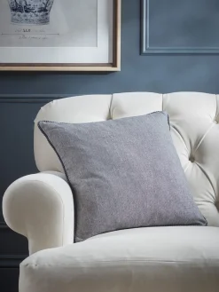 Cox & Cox Cushions|Cushions<Thea Cushion - French Blue