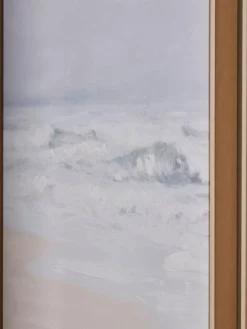 Cox & Cox Wall Art<Three Framed Coastal Canvases