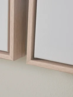 Cox & Cox Wall Art<Three Framed Coral Canvases