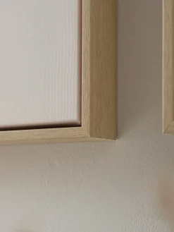 Cox & Cox Wall Art<Three Framed Fern Canvases