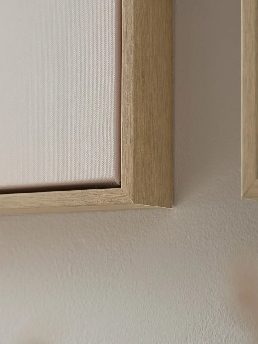 Cox & Cox Wall Art<Three Framed Fern Canvases