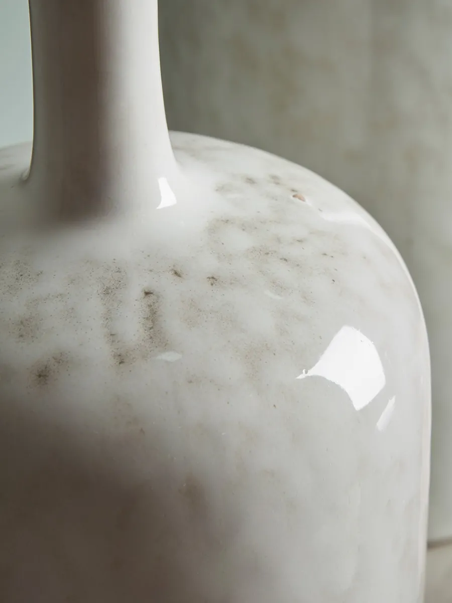 Cox & Cox Vases<Three Glazed Vases - White