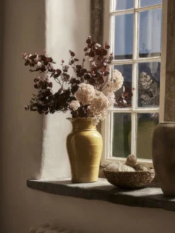 Cox & Cox Faux Stems|Faux Plants & Flowers<Three Large Faux Eucalyptus Sprays - Burgundy