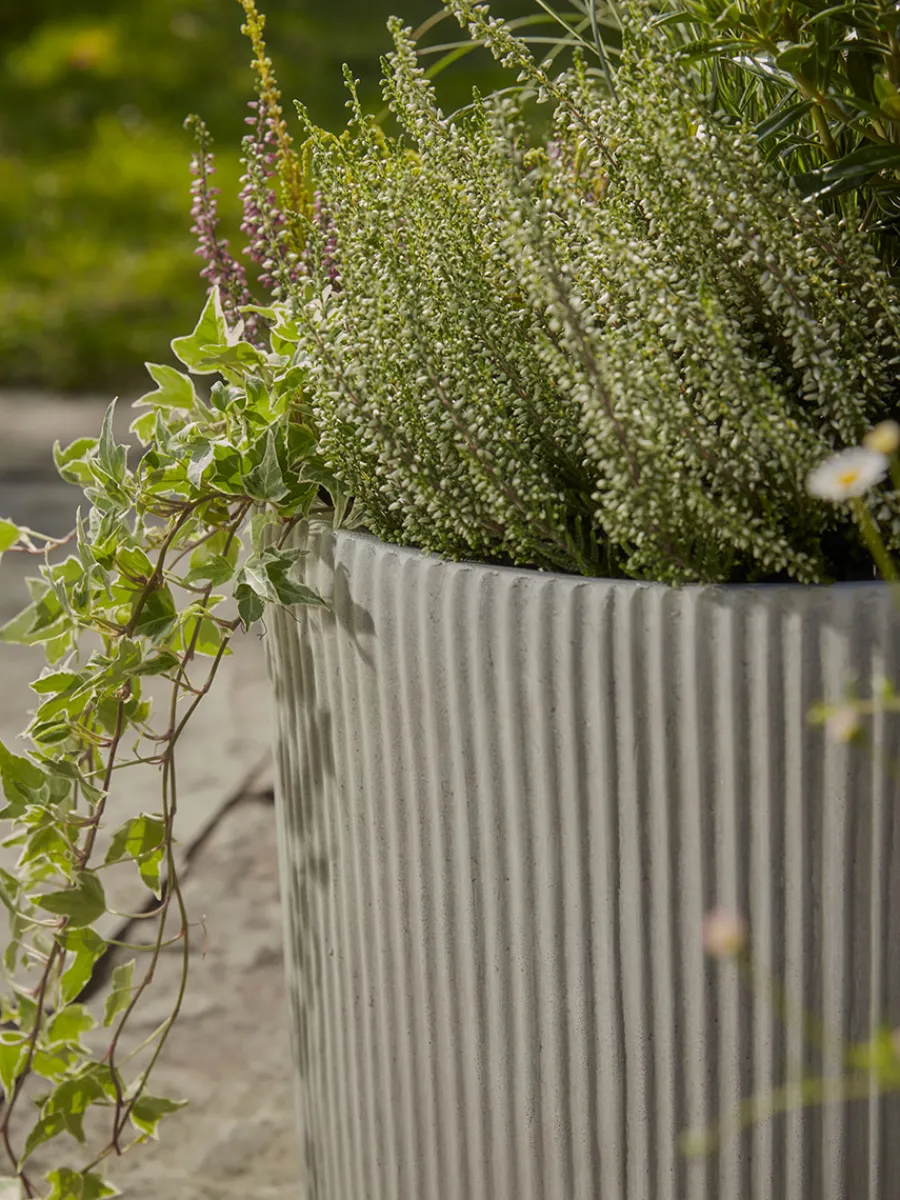 Cox & Cox Plant Pots & Troughs<Three Ribbed Planters