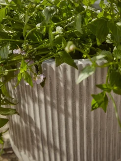 Cox & Cox Plant Pots & Troughs<Three Ribbed Planters