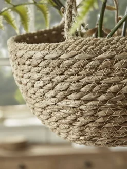 Cox & Cox Indoor Planting<Three Seagrass Hanging Planters