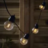 Cox & Cox Festoon Lights|Festoon Lights<Three Solar Hammered Festoon Bulb Lights