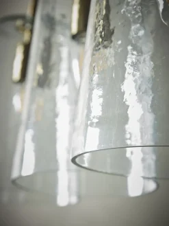 Cox & Cox Pendants<Three Tapered Glass Pendants