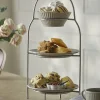 Cox & Cox Kitchen Accessories & Tableware<Three Tiered Cake Stand - Nickel