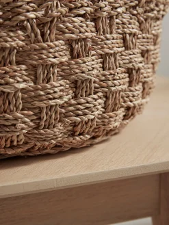 Cox & Cox Bags & Baskets<Three Woven Seagrass Storage Baskets