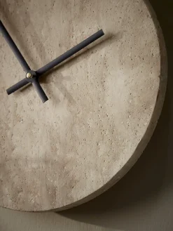 Cox & Cox Clocks<Travertine Clock