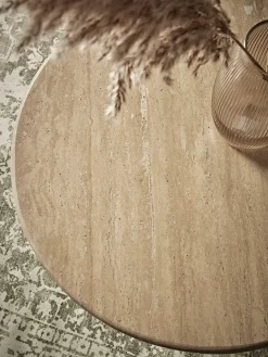 Cox & Cox Coffee Tables<Travertine Coffee Table