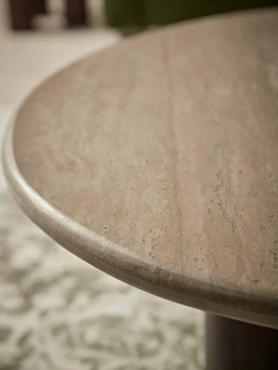 Cox & Cox Coffee Tables<Travertine Coffee Table