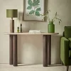 Cox & Cox Console Tables<Travertine Console