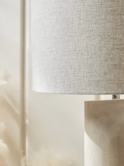 Cox & Cox Table Lamps|Bedside Lights<Travertine Effect Table Lamp