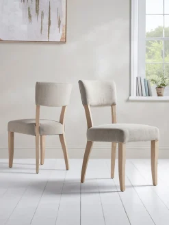 Cox & Cox Dining Chairs<Two Aarhus Dining Chairs