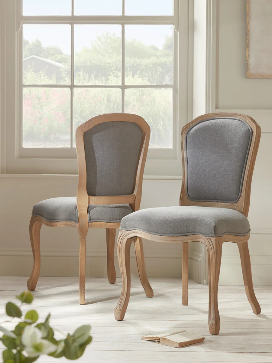 Cox & Cox Dining Chairs<Two Addison Dining Chairs