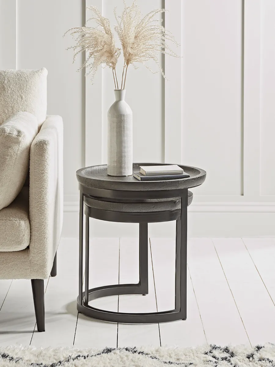 Cox & Cox Side Tables|Nesting Tables<Two Ardmore Nesting Tables