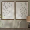 Cox & Cox Wall Art<Two Blossom Canvases