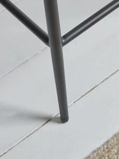 Cox & Cox Stools<Two Bouclé Counter Stools - Black