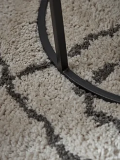 Cox & Cox Nesting Tables|Side Tables<Two Brass Topped Nesting Tables