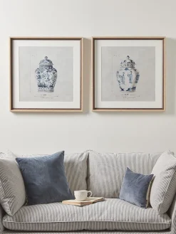 Cox & Cox Wall Art<Two Chinoiserie Framed Prints