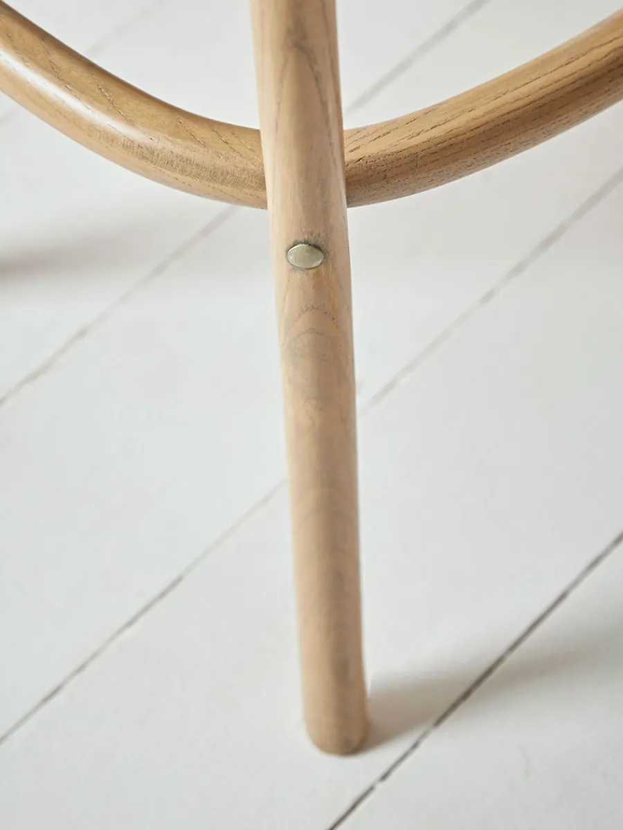 Cox & Cox Stools<Two Cross Back Counter Stools - Natural