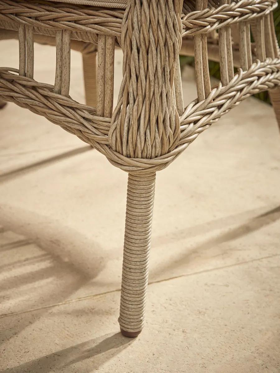 Cox & Cox Outdoor Dining Tables & Chairs<Two Decorative Weave Dining Chairs