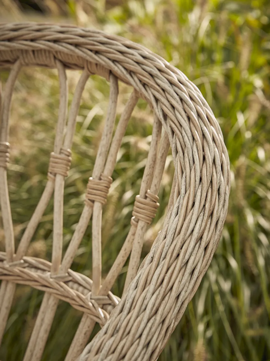 Cox & Cox Outdoor Dining Tables & Chairs<Two Decorative Weave Dining Chairs