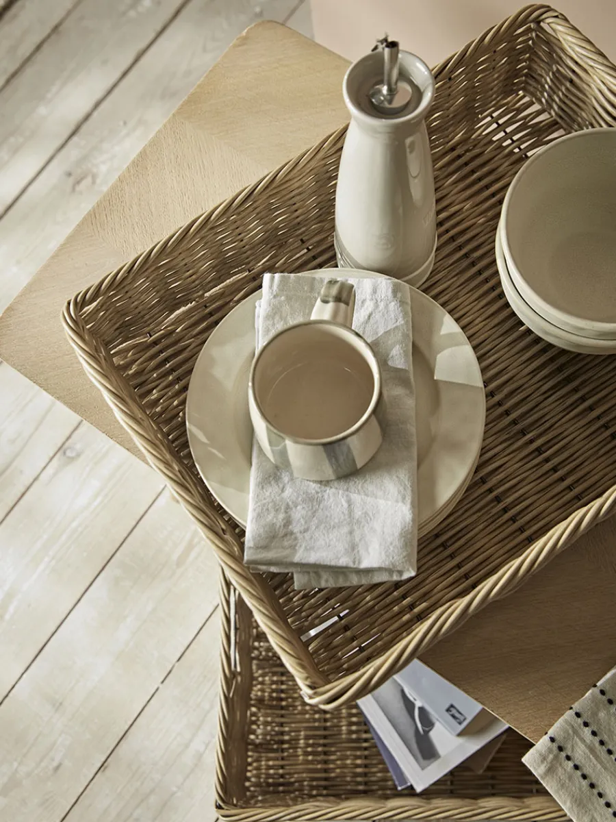 Cox & Cox Bags & Baskets<Two Faux Rattan Storage Trays