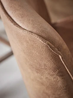 Cox & Cox Stools<Two Leather Counter Stools