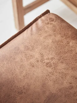 Cox & Cox Stools<Two Leather Counter Stools