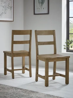 Cox & Cox Dining Chairs<Two Lima Dining Chairs