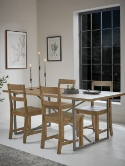 Cox & Cox Dining Chairs<Two Lima Dining Chairs