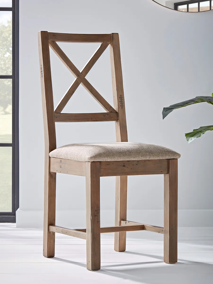 Cox & Cox Dining Chairs<Two Loft Cross Back Dining Chairs