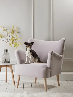 Cox & Cox Nesting Tables|Side Tables<Two Oak & Marble Nested Tables