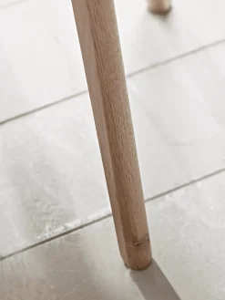 Cox & Cox Nesting Tables|Side Tables<Two Oak & Marble Nested Tables