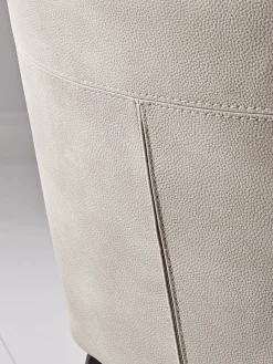 Cox & Cox Dining Chairs<Two Soft Grey Dining Chairs