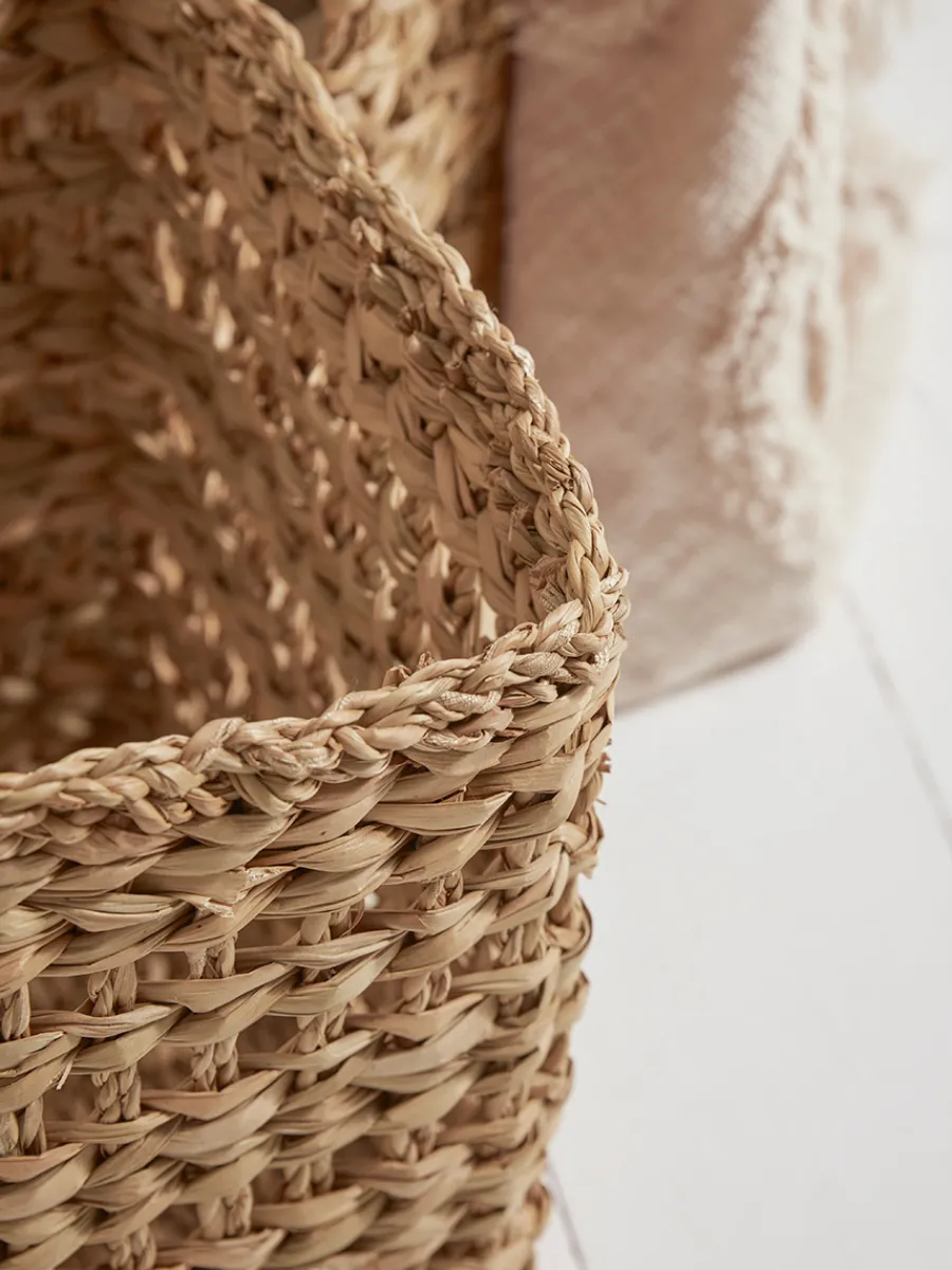 Cox & Cox Bags & Baskets<Two Square Woven Baskets